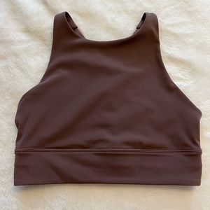 Lululemon Energy High Neck Longline Tough Bra *Medium support, Size 8